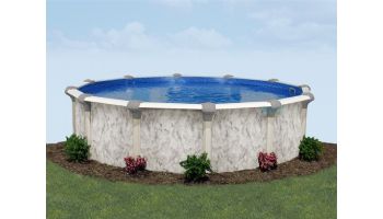 Tahoe 8' Round Above Ground Pool | Basic Package 54" Wall | 182221