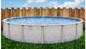 Pristine Bay 8' Round Above Ground Pool | Basic Package 48" Wall | 182234