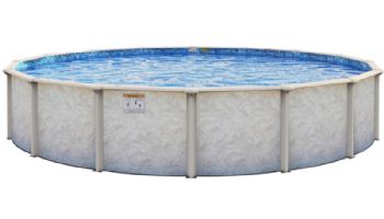 Pristine Bay 8' Round Above Ground Pool | Basic Package 48" Wall | 182234