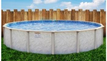Pristine Bay 12_#39; Round Above Ground Pool | Basic Package 48_quot; Wall | 182235