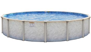 Pristine Bay 15' Round Above Ground Pool | Basic Package 48" Wall | 182236