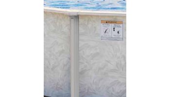 Pristine Bay 24' Round Above Ground Pool | Basic Package 48" Wall | 182239