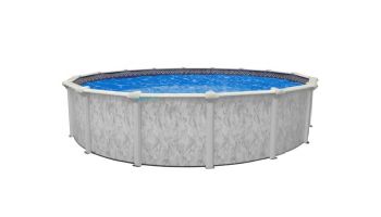 St. Kitts 24' Round 54" Above Ground Pool with 8" Resin Top Rails | NB19724