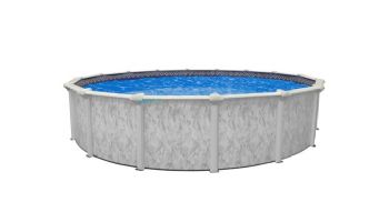 St. Kitts 18' Round 54" Above Ground Pool with 8" Resin Top Rails | NB19718