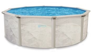 Echo 15' Round Above Ground Pool with Standard Package | 48" Wall | PPECH1548