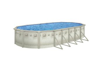 Millenium 12' x 24' Oval Above Ground Pool with Standard Package | 52" Wall | PPMIL122452