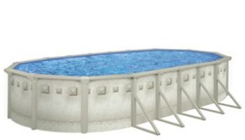 Millenium 12' x 24' Oval Above Ground Pool with Standard Package | 52" Wall | PPMIL122452