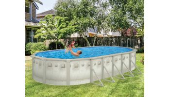 Millenium 16' x 26' Oval Above Ground Pool with Standard Package | 52" Wall | PPMIL162652