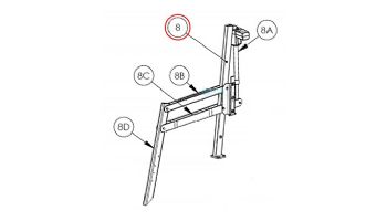 SR Smith Mast Assembly | Gray | 152-1100A