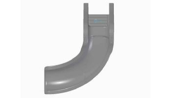 Global Pool Products Splash Swimming Pool Slide | Right Turn | Gray | GPPSSP-GREY-R