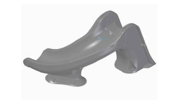 Global Pool Products Splash Swimming Pool Slide | Right Turn | Gray | GPPSSP-GREY-R