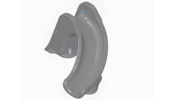 Global Pool Products Splash Swimming Pool Slide | Right Turn | Gray | GPPSSP-GREY-R