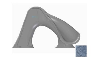 SR Smith Cyclone Pool Slide | Right Curve | Gray Granite | 698-209-58124