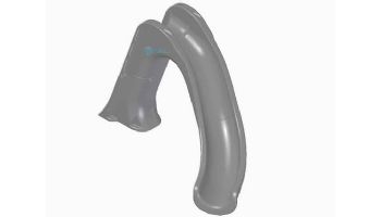 Global Pool Products Tidal Wave Slide | Right Turn | Gray | GPPSTW-GREY-R