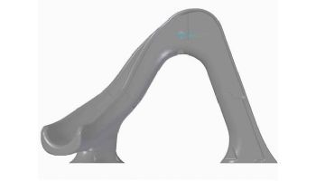 Global Pool Products Tidal Wave Slide | Left Turn | Gray | GPPSTW-GREY-L