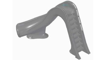 Global Pool Products Tidal Wave Slide | Left Turn | Gray | GPPSTW-GREY-L