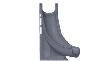 Global Pool Products Tidal Wave Slide | Left Turn | Gray | GPPSTW-GREY-L