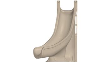 Global Pool Products Tidal Wave Slide with LED Light | Right Turn | Sandstone | GPPSTW-SAND-R-LED