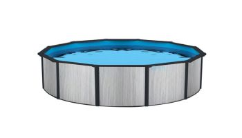Savannah 30' Round 52" Resin Above Ground Pool with 8" Top Rails | NB19823