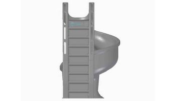 Global Pool Products Tsunami Swimming Pool Slide | Gray | GPPSTS-GREY