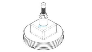 Paramount SDX2 3_quot; Threaded Winterizing Plug For Vinyl or Fiberglass | 004-302-4340-00