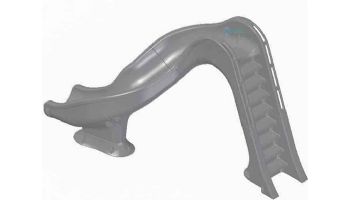 Global Pool Products Rip Tide Slide | Right Turn | Gray | GPPSRT-GREY-R