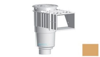 AquaStar Flow Star Standard Skimmer with Flush Face 4" Extension, Float Assembly, Basket, Lid, Collar and 4" Socket Sump | White | SKR14101D