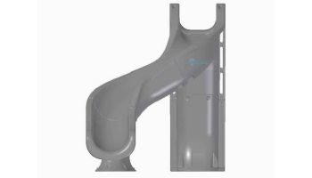 Global Pool Products Rip Tide Slide | Left Turn | Sandstone | GPPSRT-SAND-L