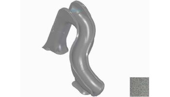 Global Pool Products Rip Tide Slide | Right Turn | Gray | GPPSRT-GREY-R