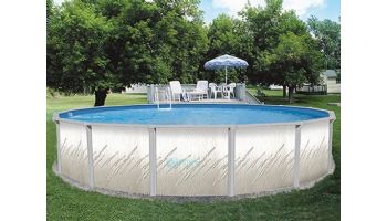 Pretium 27' Round Above Ground Pool | Basic Package 52" Wall | 182414