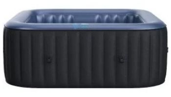 MSpa Comfort Series Tekapo Inflatable Square Bubble Spa | Metallic Blue Liner | 6-Person | D-TE06 C-TE062 loading=