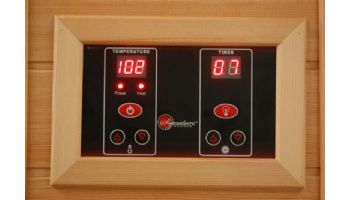 Golden Designs Maxxus 4-Person Low EMF FAR Infrared Carbon Sauna | Red Cedar | MX-K406-01 CED