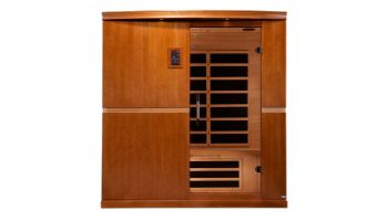 Golden Designs Dynamic Grande Madrid 4-Person Low EMF FAR Infrared Sauna | Hemlock | DYN-6410-01