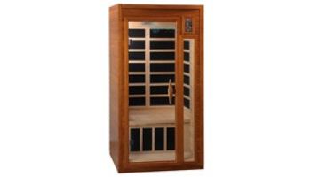 Golden Designs Dynamic Barcelona Elite 1-2 Person Ultra-Low EMF FAR Infrared Sauna | Hemlock | DYN-6106-01 ELITE