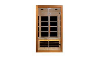 Golden Designs Dynamic Toulouse 2-Person Ultra-Low EMF FAR Infrared Sauna | Hemlock | DYN-6208-01