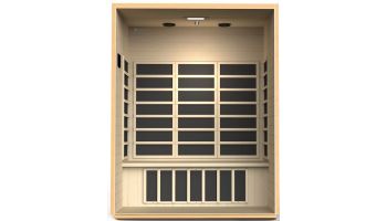 Golden Designs Dynamic Valencia 3-Person Ultra-Low EMF FAR Infrared Sauna | Hemlock | DYN-6326-01