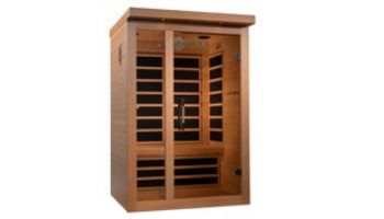 Golden Designs Dynamic Llumeneres 2-Person Ultra-Low EMF FAR Infrared Sauna | Hemlock | DYN-6215-02