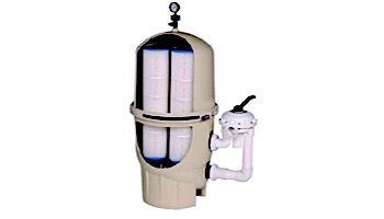 Pentair Quad DE High Flow Filter | 60 Sq Ft | 120 GPM | 188592