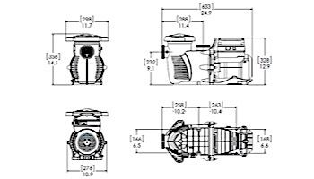 Pentair IntelliFlo Variable Speed High Performance Pump VS+SVRS 3.2kW 3HP Max 230V | 011057