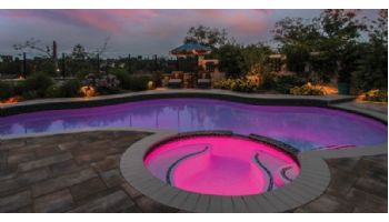 Halco Lighting ProLED Nicheless RGBW Color LED Pool and Spa Light Fixture | 12V 8W 100' Cord | FLCN-12-8-100