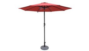 Mirage Autotilt Market Umbrella | 9-ft Octagon | Red Olefin | NU5422R