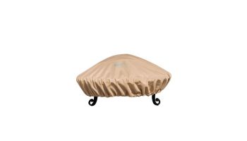 Island Retreat Sandstone Fire Pit Cover for 29" - 32" Fire Pits | Tan | NU570-32