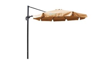 Freeport Cantilever Patio Umbrella with Valance | 11ft Octagon | Stone Sunbrella Acrylic | NU6555B