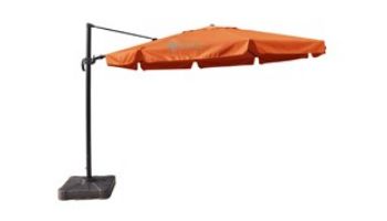 Victoria Cantilever with Valance Patio Umbrella | 13 ft Octagonal | Stone | NU6785B
