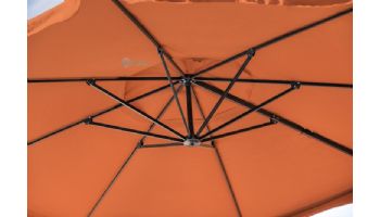 Victoria Cantilever with Valance Patio Umbrella | 13 ft Octagonal | Terra Cotta | NU6790B