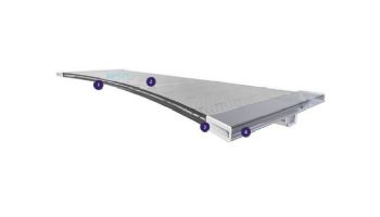 Brilliant Wonder 48" LED Waterfall 2 with 12" Lip Clear | Back Port with 100' Cord | 25777-430-120