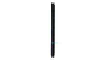 FX Luminaire DR DS  18" Aluminum Riser | 1/2" Male Threads 3/4" Diameter | Black | 18RFB