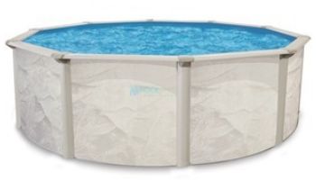 Echo 15_#39; Round Above Ground Pool with Standard Package | 52_quot; Wall | PPECH1552