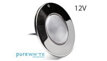 J_J Electronics PureWhite LED Pool Light XI Series | 12V Warm White Equivalent to 500W 30_#39; Cord | LPL-F5W-12-30-P27 21167