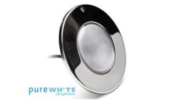 J&J Electronics PureWhite LED Pool Light LI Series | 120V Warm White Equivalent to 300W 300' Cord | LPL-F1W-120-300-P27